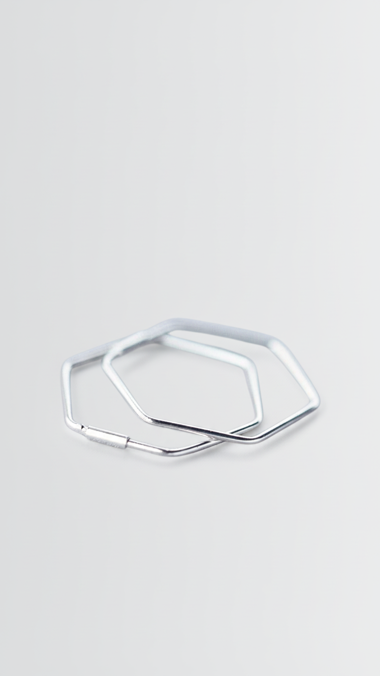 Schematic Hexagon Hoops