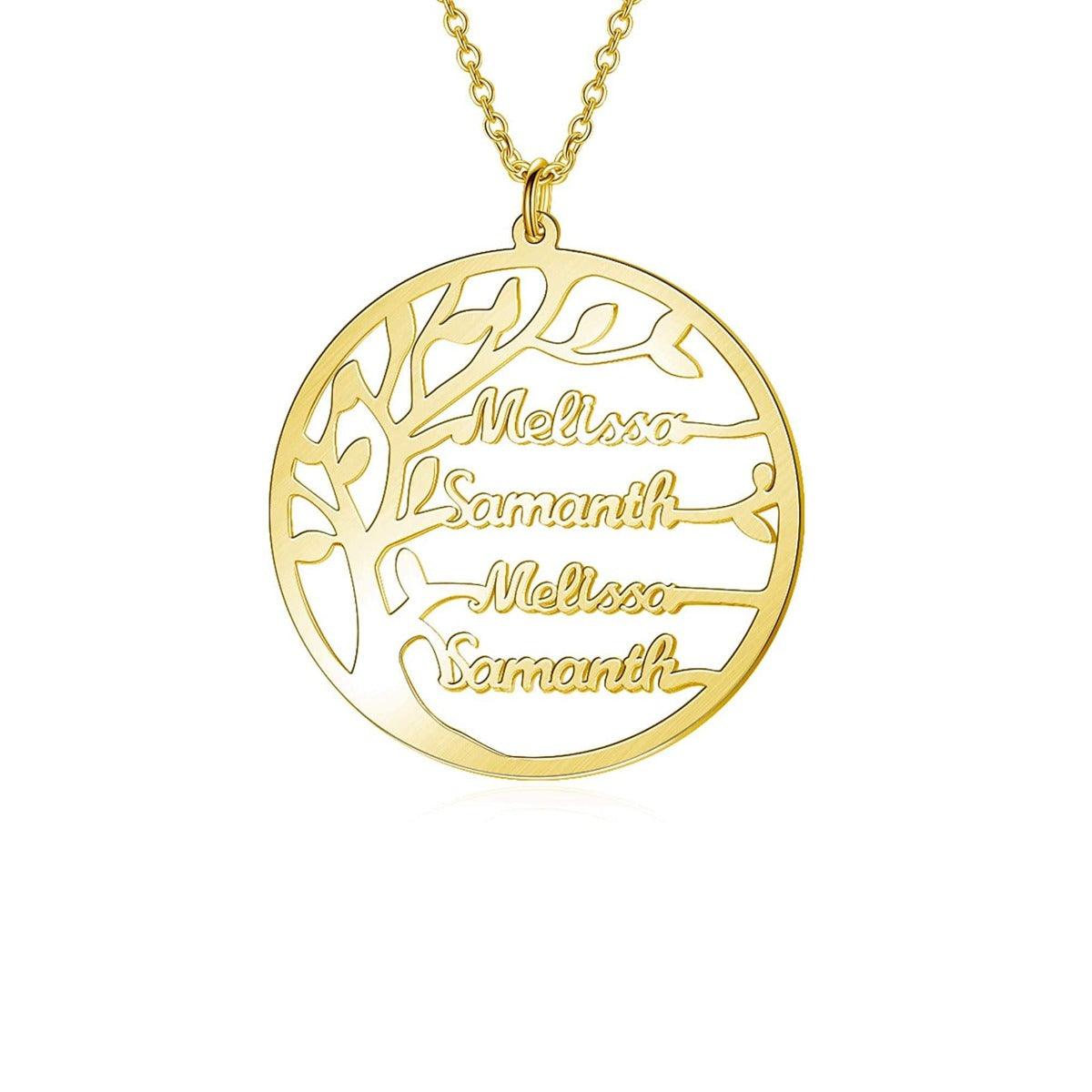 Personnalisez votre collier arbre de vie