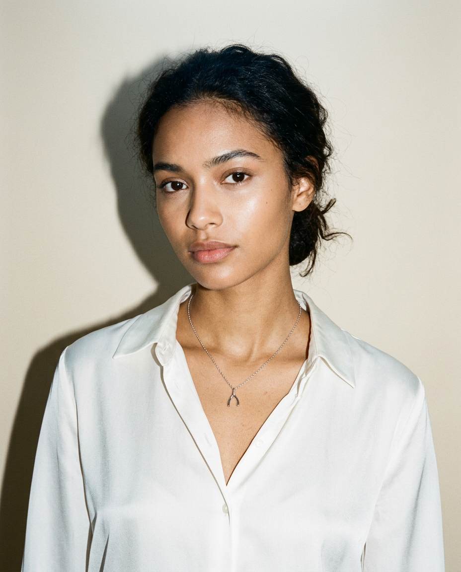 Elegant Wishbone Minimal Necklace - jewellery by BLINGLANE