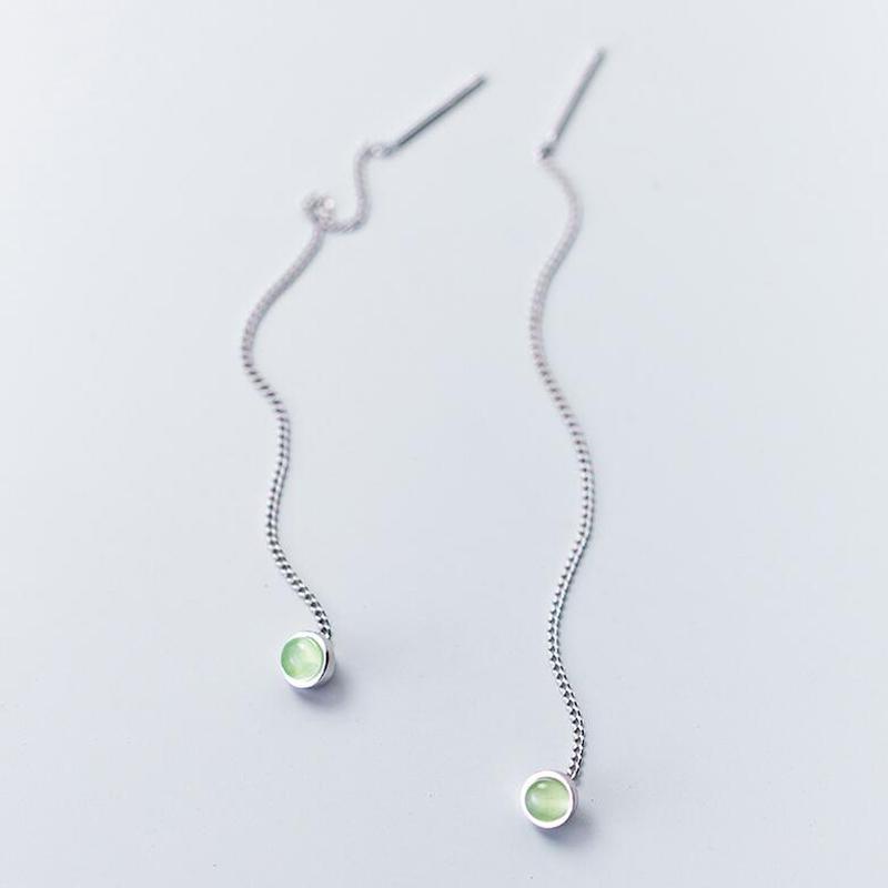 Amusing Dew Drops Chain Earrings - Blinglane