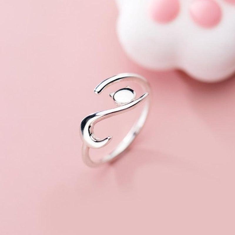 Curvaceous Kitty Ring - Blinglane