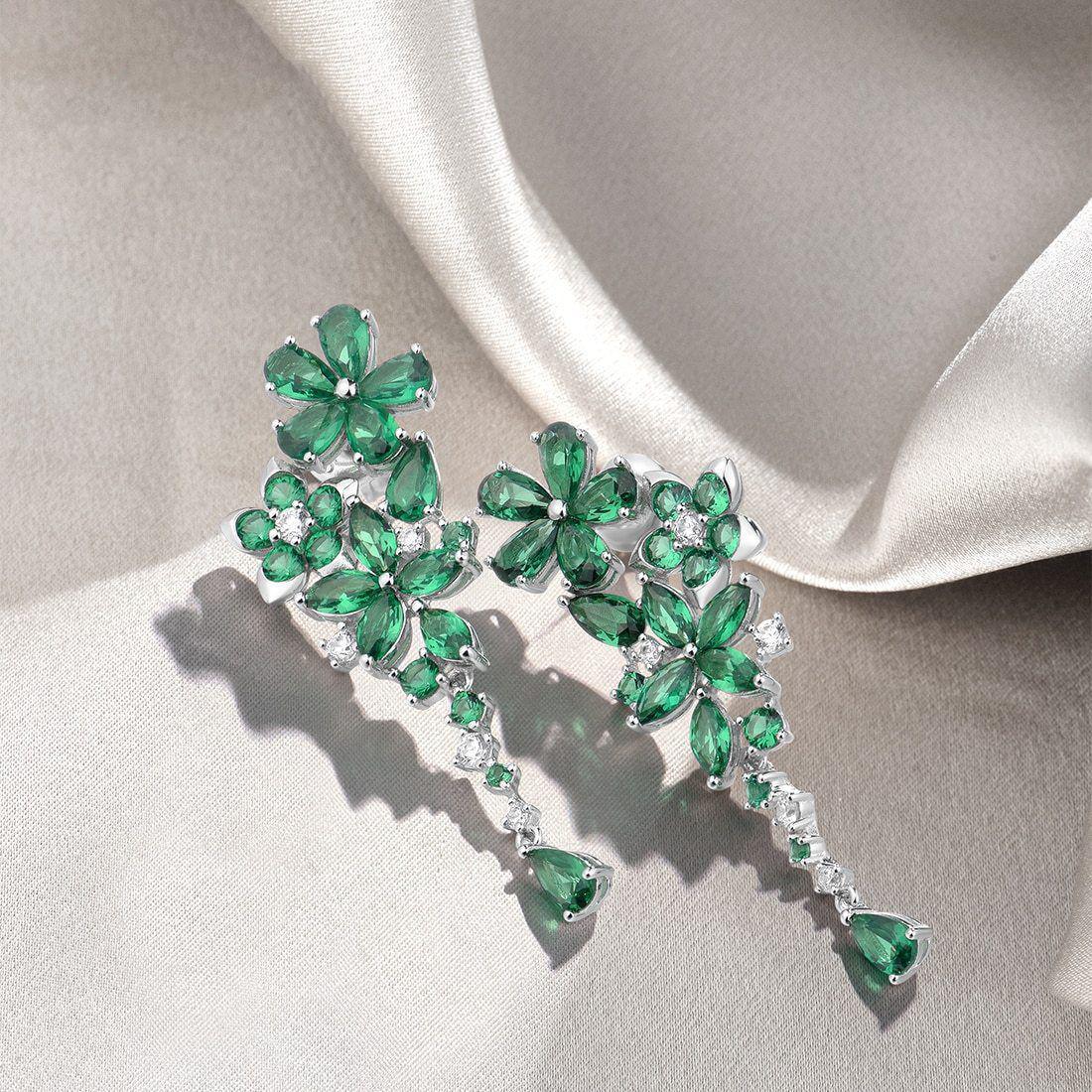 Green Elegance Elite Earrings - Blinglane