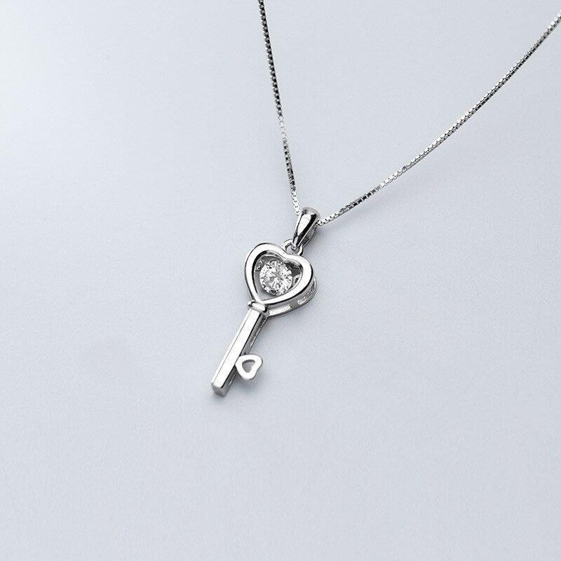 Hold The Key To My Heart Necklace - Blinglane