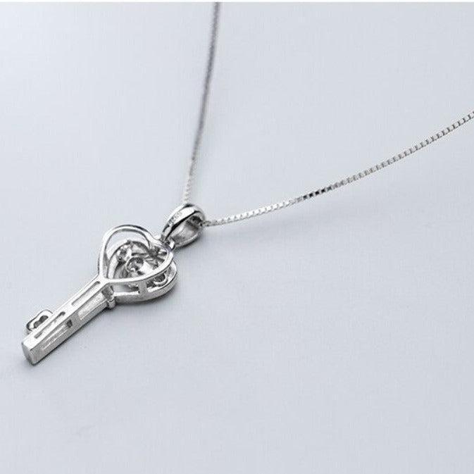 Hold The Key To My Heart Necklace - Blinglane