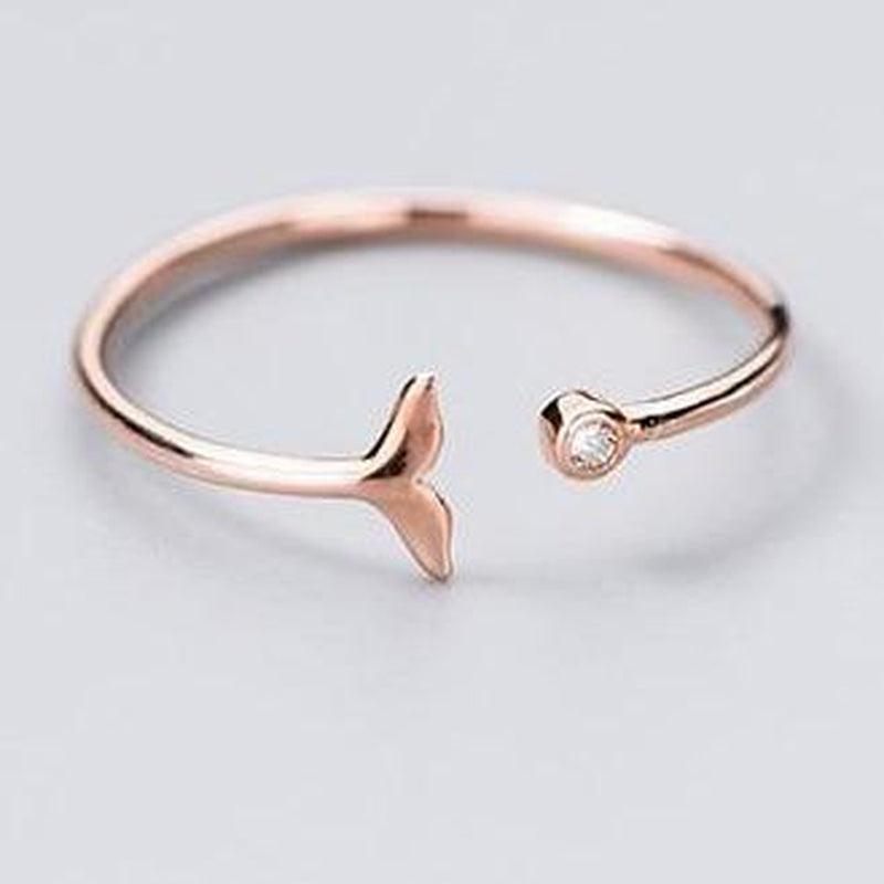 14K WHITE AND YELLOW GOLD DOLPHIN RING – Jewelry and The Sea
