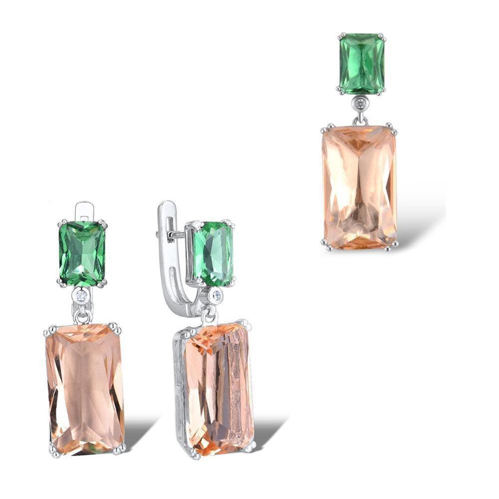 Luxe Aurora Pendant &amp; Earrings Set - Blinglane