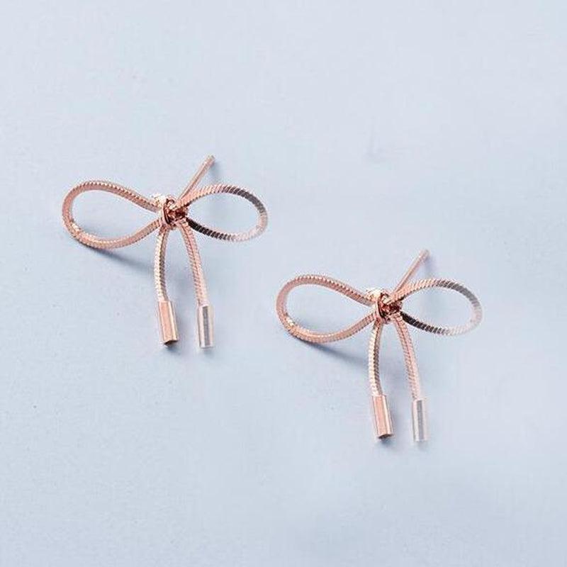 Luxe Bow Studs - Blinglane