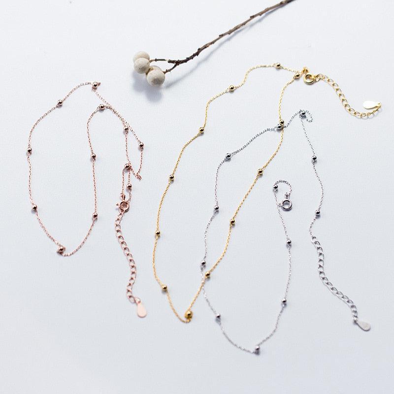Minimal Beads Neck Chain - Blinglane