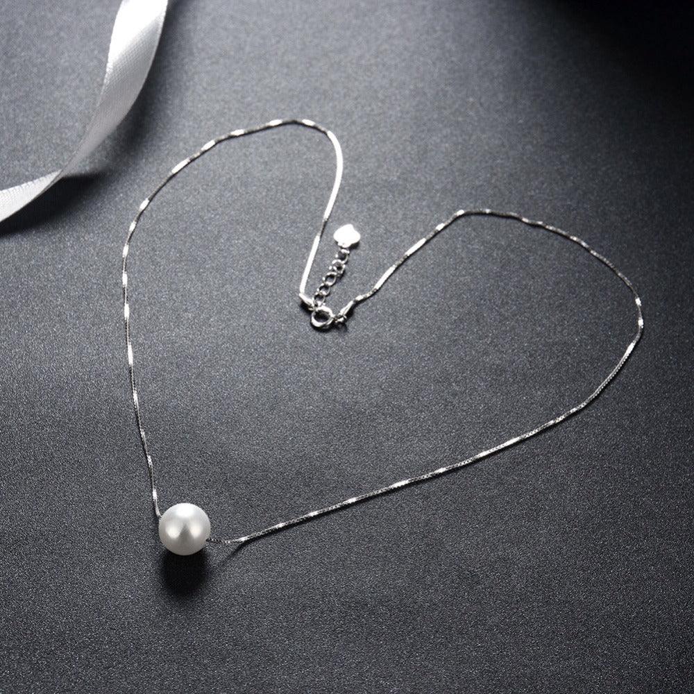 Minimal Pearl Necklace - Blinglane