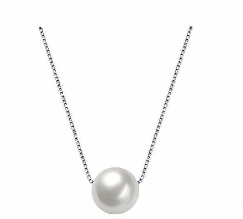 Gold Pearl Pendant - Natural White Pearl, Gold Leaf Pendant – Adina Stone  Jewelry