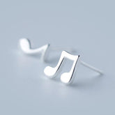 My Musical Notes Minimal Studs - Blinglane