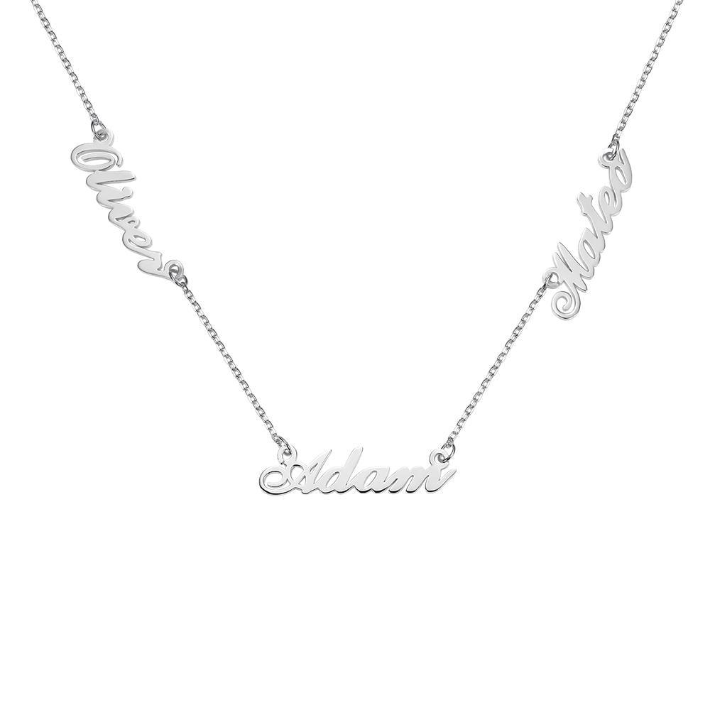 Personalize Three Names Necklace - Blinglane