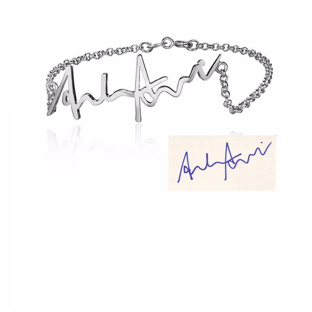 Personalize Your Handwritten Signature Bracelet - Blinglane