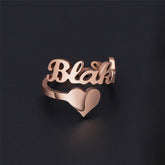 Personalize Your Name & Symbol Ring - Blinglane