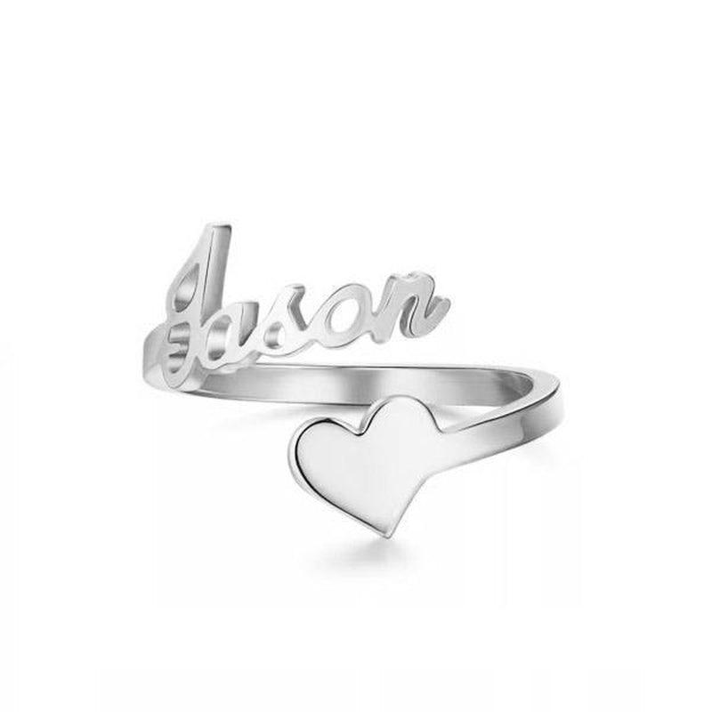 Engraved Silver Ring - Men's Name Ring by Talisa - Christmas gifts 2022