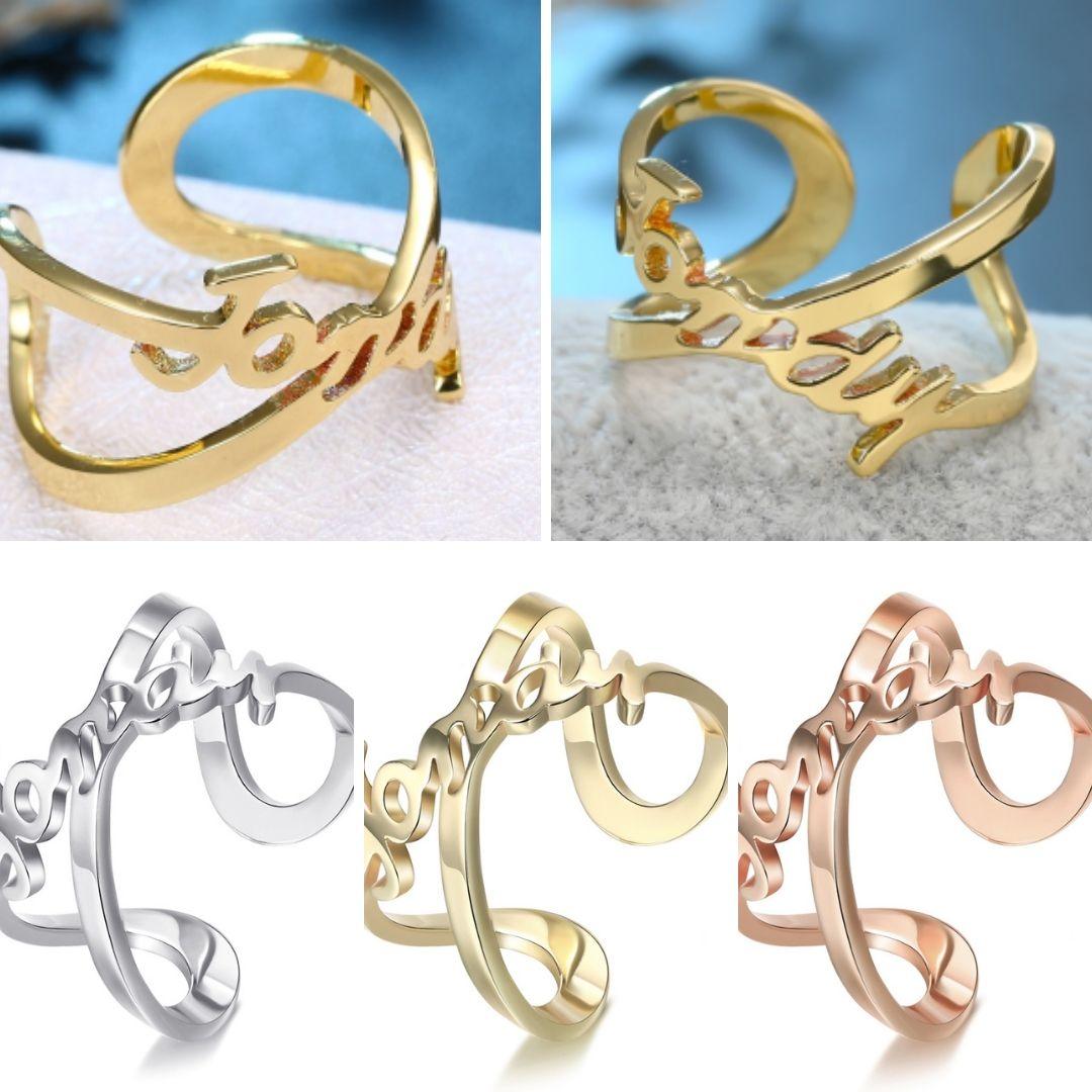 Personalize Your Name Infinity Ring - Blinglane