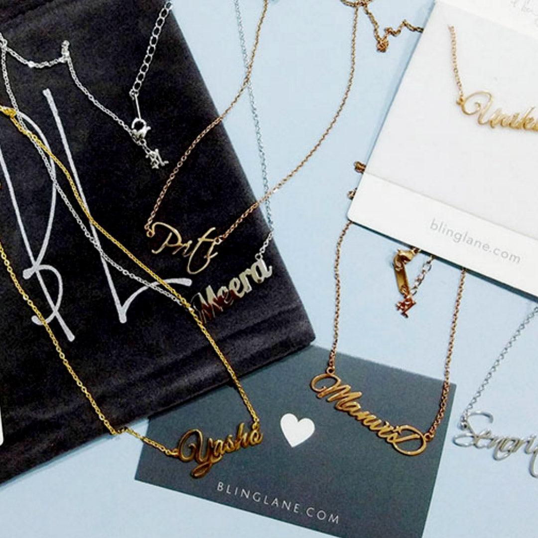 Personalize Your Name Necklace - Blinglane
