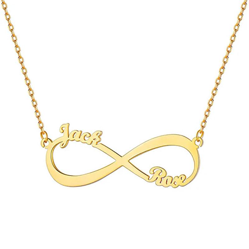 Personalize Your Names Infinity Necklace - Blinglane