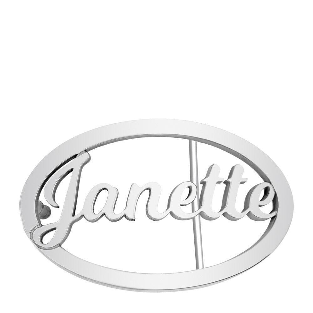 Personalize Your Oval Belt Buckle - Blinglane