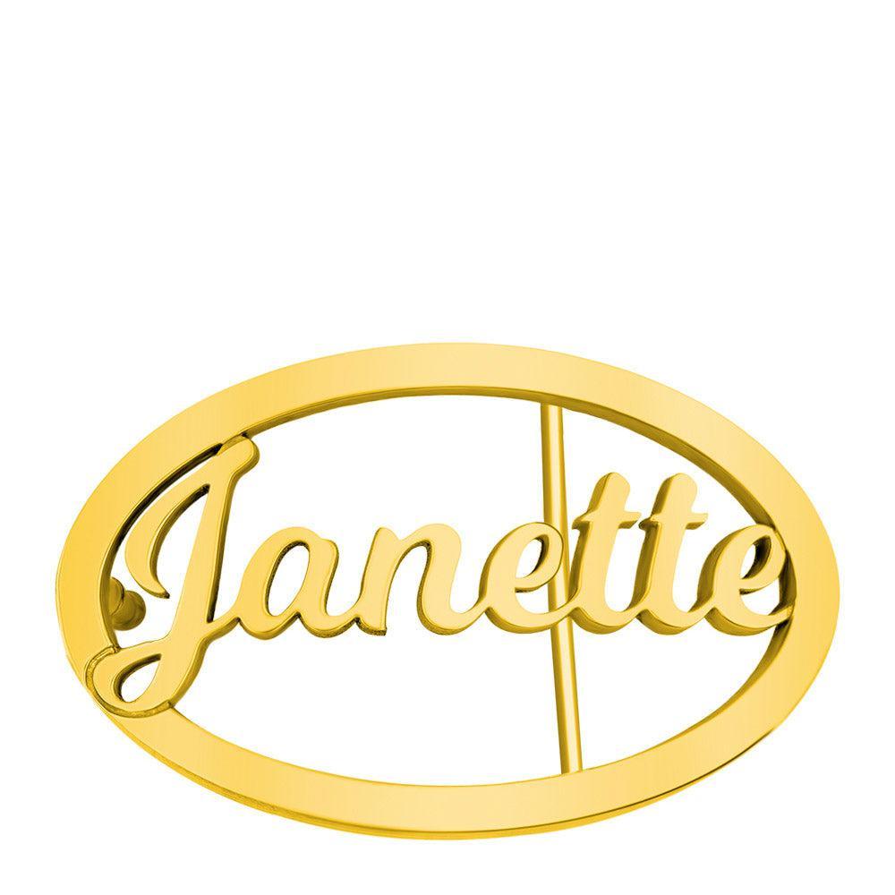 Personalize Your Oval Belt Buckle - Blinglane